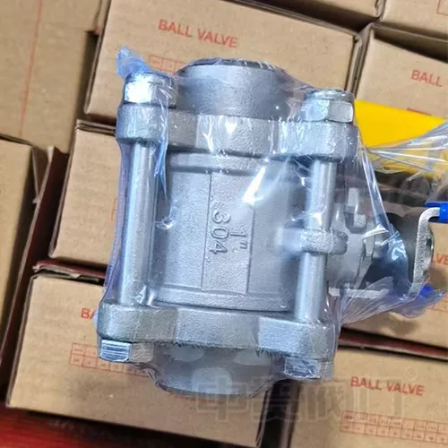 Valvola a sfera di estremità filettata manuale 3pcs
